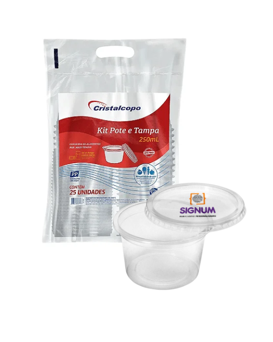 POTE/TPA RED 250ML CRISTALCOPO PC25