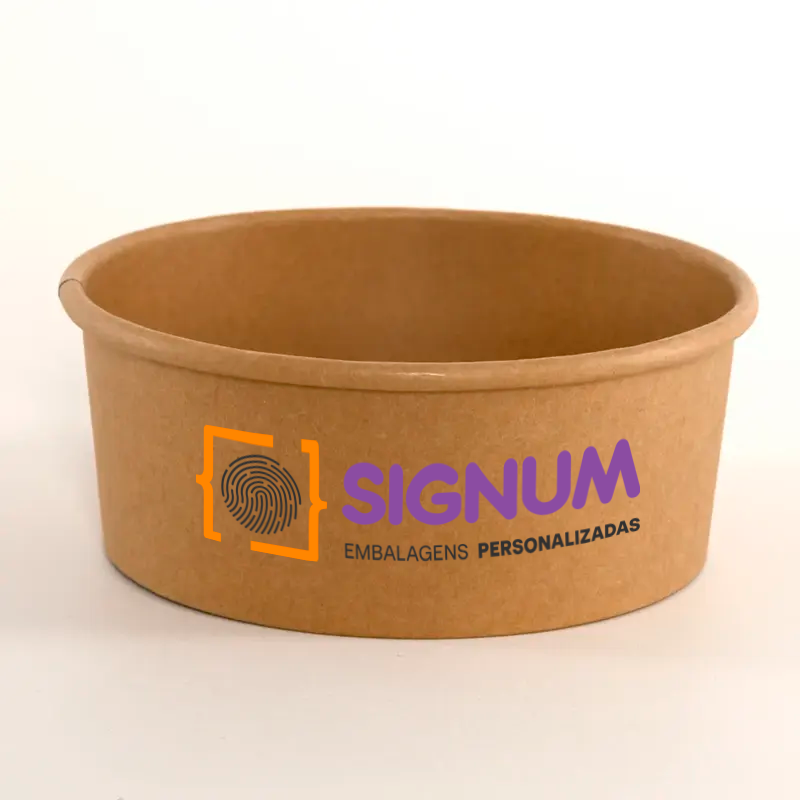 POTE PAPEL BOWN SALADA 750ML KRAFT EMBALAR MAIS C/25